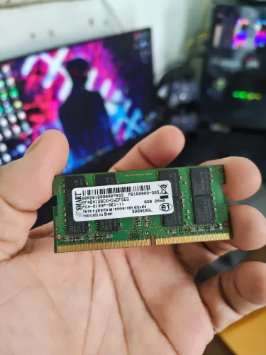 Memória ddr4 8 gigas 2133 notebook