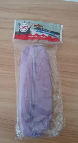 Estojo Escolar Lilás DAC Tam M - Simples e Prático