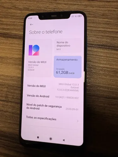 CELULAR XAIOMI MI 8