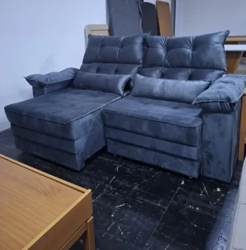 Sofá Retrátil e Reclinável 2.20mt
