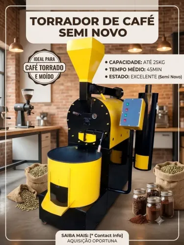Torrador de cafe 25kg