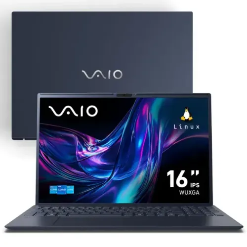 Notebook VAIO FE16 Intel® Core? i7-1355U 16GB RAM 512GB SSD 16" IPS WUXGA Antirrefle