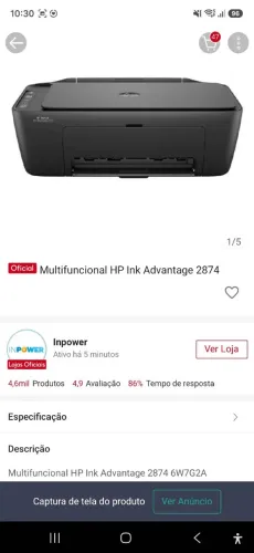 Impressora HP