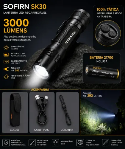 Lanterna Sofirn SK30