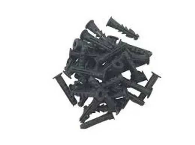 Pacote 1000 Buchas 6mm p/ Concreto COM Aba
