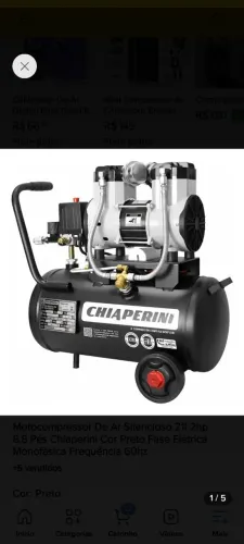 Compressor a ar chiaperini silent air