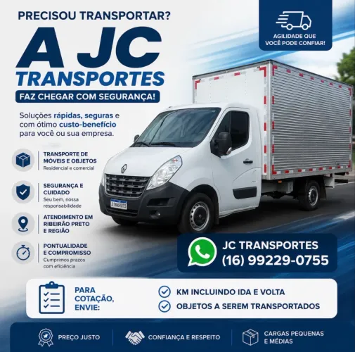 Transporte de carga - Fretes - mudanças