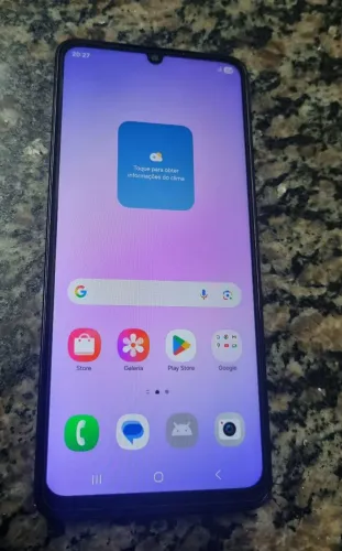 Samsung A07 seminovo na caixa