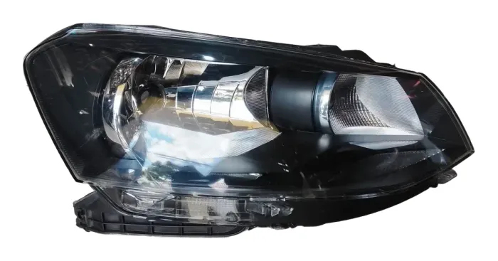 Farol Direito Gol Saveiro Voyage G6 Foco Simples Friso Preto