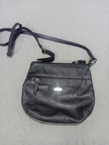 Bolsa transversal couro legítimo