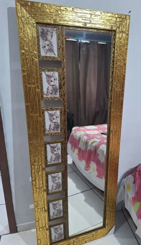 VENDO ESPELHO COM MOLDURA DE COLOCAR FOTOS 