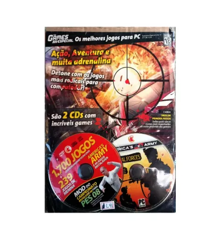 cd de jogo games especial centenas de jogos army...l41