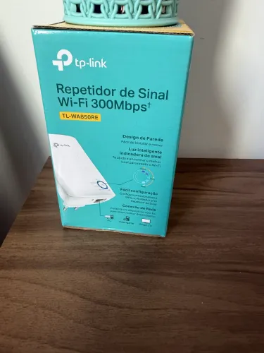 Repetidor Amplificador De Sinal Wifi Tp-link 300mbps N300 Tl-wa850re Cor Branco