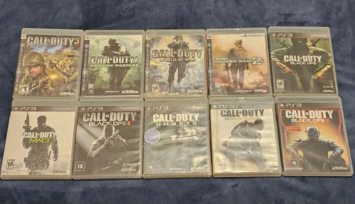 Coleção de COD de PS3