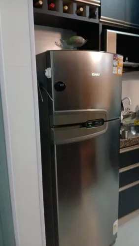 Consul Frost Free Duplex com acabamento em Inox 340 litros