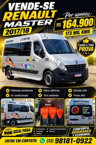 Renault Master 2.3 DCI Executive Longo 16L Dies 2016
