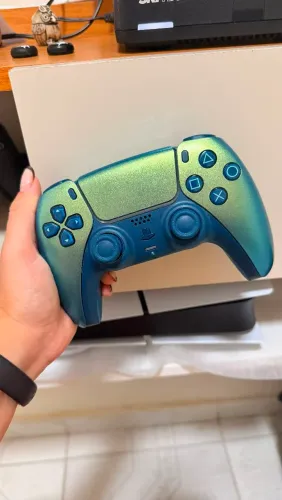 Controle sem fio DualSense Chroma Teal PS5 Sony cor verde