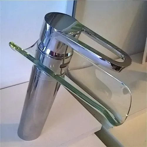 Torneira Cascata Monocomando Modelo Bali Alta Agua Quente e Fria