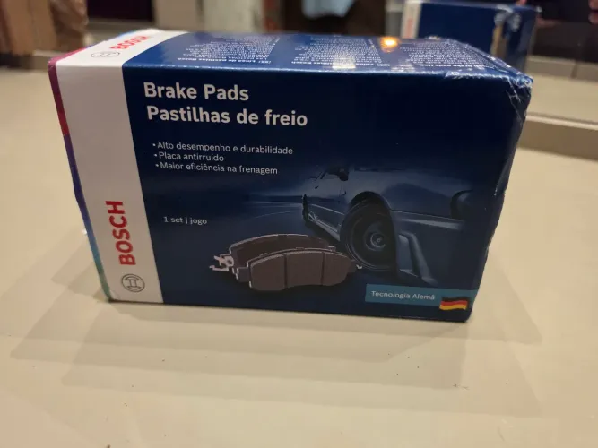 Pastilhas de Freio Bosch para Fiat Mobi 2020-2023 novas lacradas na caixa