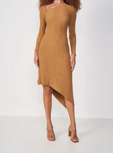 Vestido Colcci Marrom Evermore Original - Tam M & G