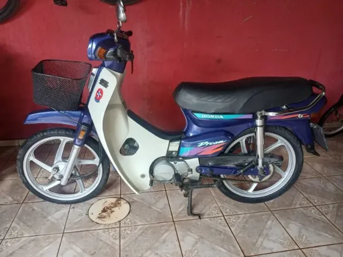 Honda C 100 Dream 1998 - Azul - Bem conservada 