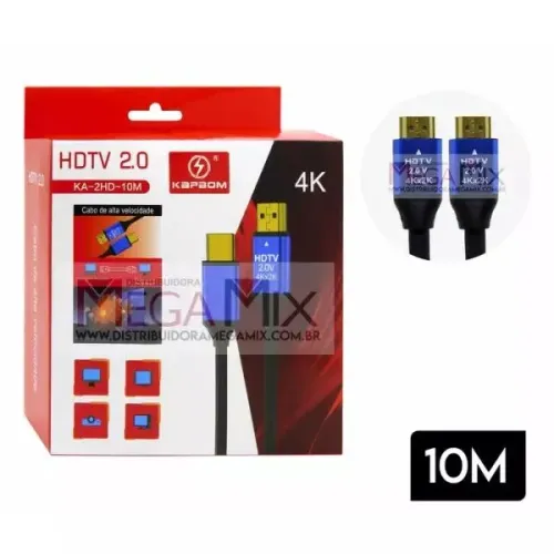 CABO HDMI 10 METROS 2.0 4K