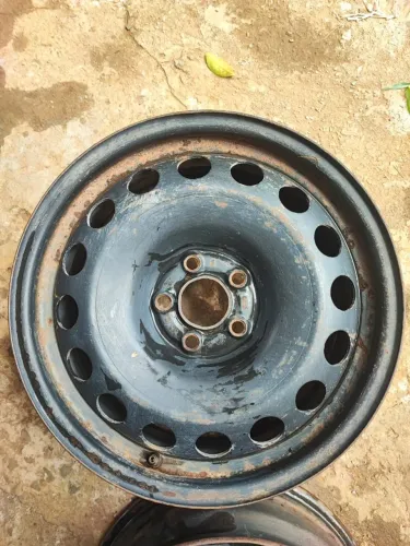 2 Rodas de Ferro Aro 16 Originais VW 5 Furos
