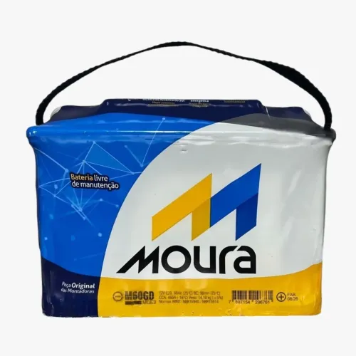 Bateria Moura 60Ah Nova C/Garantia Entrega Rápida