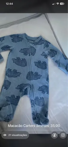 Macacão de bebê Carters