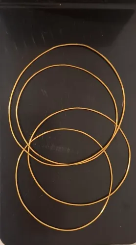 Pulseiras de ouro português dos anos 70