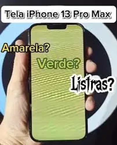 Tela Verde de iPhone 13 Pro e 13 e 14 Pro Max