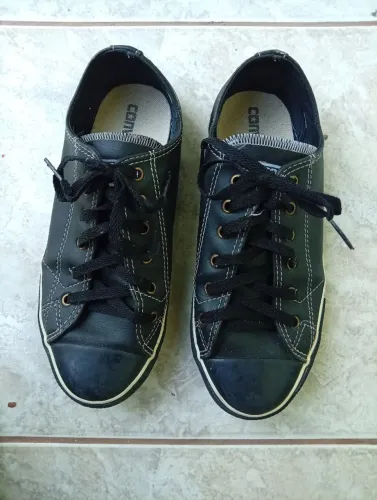 Tênis ALL Star de Couro
