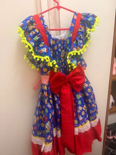 Vestido de quadrilha usado 1 vez por dia