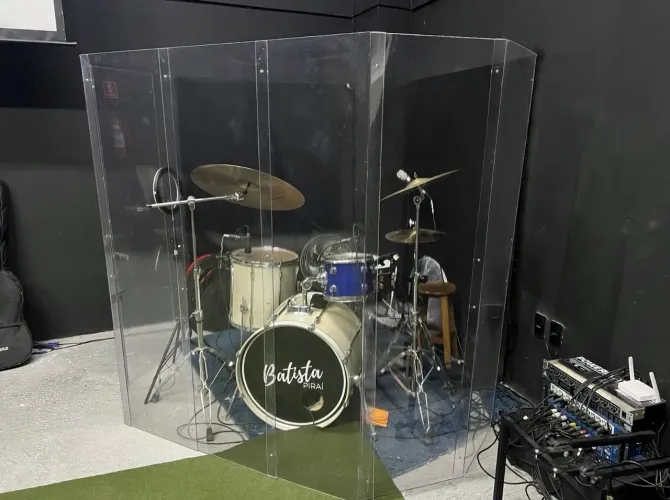 Acrílico para bateria