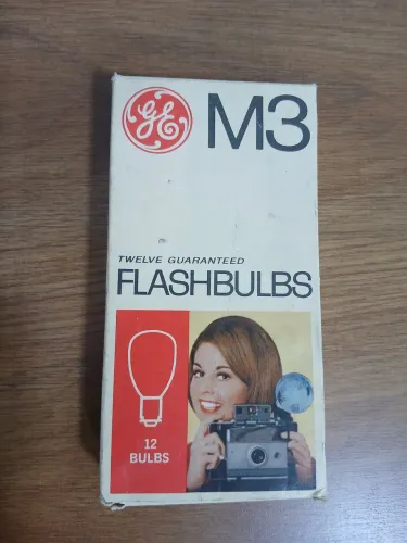 Lâmpada flash para máquina fotográfica antiga