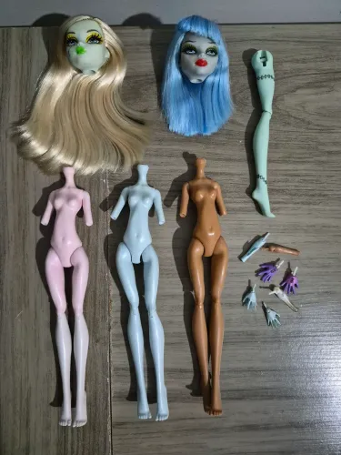 Lote de sucatas variadas monster high