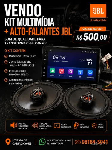 Kit multimídia automotivo