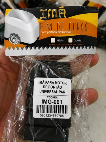 PAR DE IMÃ PEQUENO PARA FIM CURSO MOTOR DE PORTÃO DE GARAGEM, INOVA
