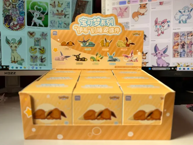 Blind Box Sleeping Eeveelutions: Oficial Pokémon