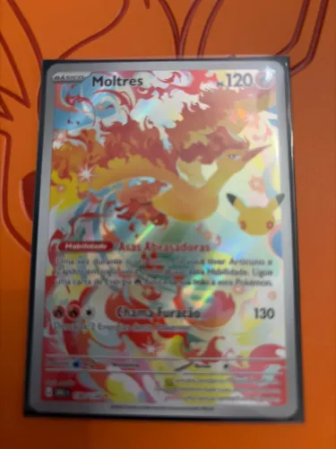 CARTA POKÉMON 30 anos MOLTRES