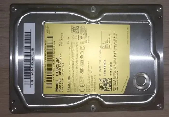 Hd Samsung 320gb Sata 3.5 7200rpm . Saúde 100%