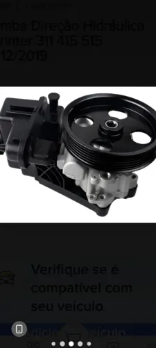 Vendo bomba da direção hidráulica sprinter