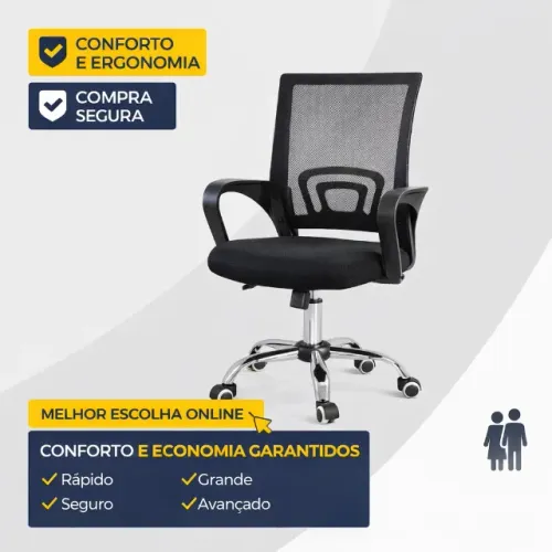 Cadeira de Escritório Begonia - Tela Mesh
