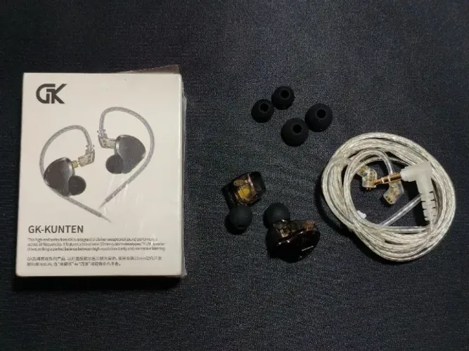 fone de ouvido kz GK Kunten Novo lacrado retorno palco kz hype mind the headphone