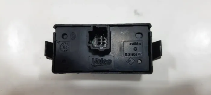 Botão Pisca Alerta Renault Logan Life 2020 252100502rb Preto