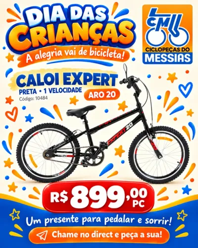 Bicicleta Caloi max aro 20 masculina nova na caixa com garantia caloi