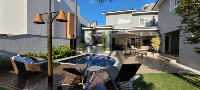 CASA EM CONDOMÍNIO - SOBRADO 4 DORMITÓRIOS - RESIDENCIAL VILLA SUIÇA - INDAIATUBA SP.
