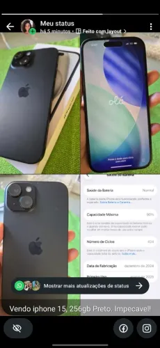 Iphone 15 256gb Preto