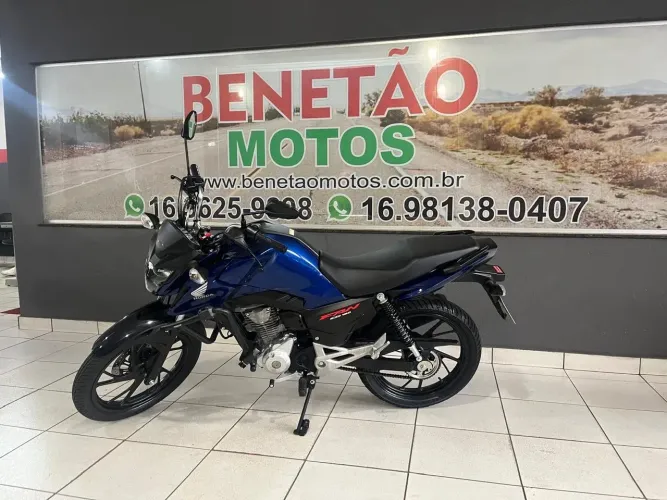 HONDA CG 160 FAN AZUL 2025