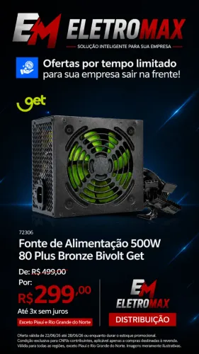 FONTE DE ALIMENTAÇÃO 500